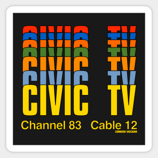 CIVIC TV (Long Live the New Flesh) Sticker